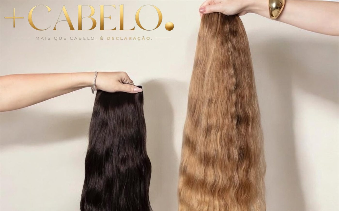 Mechas de cabelo natural selecionadas